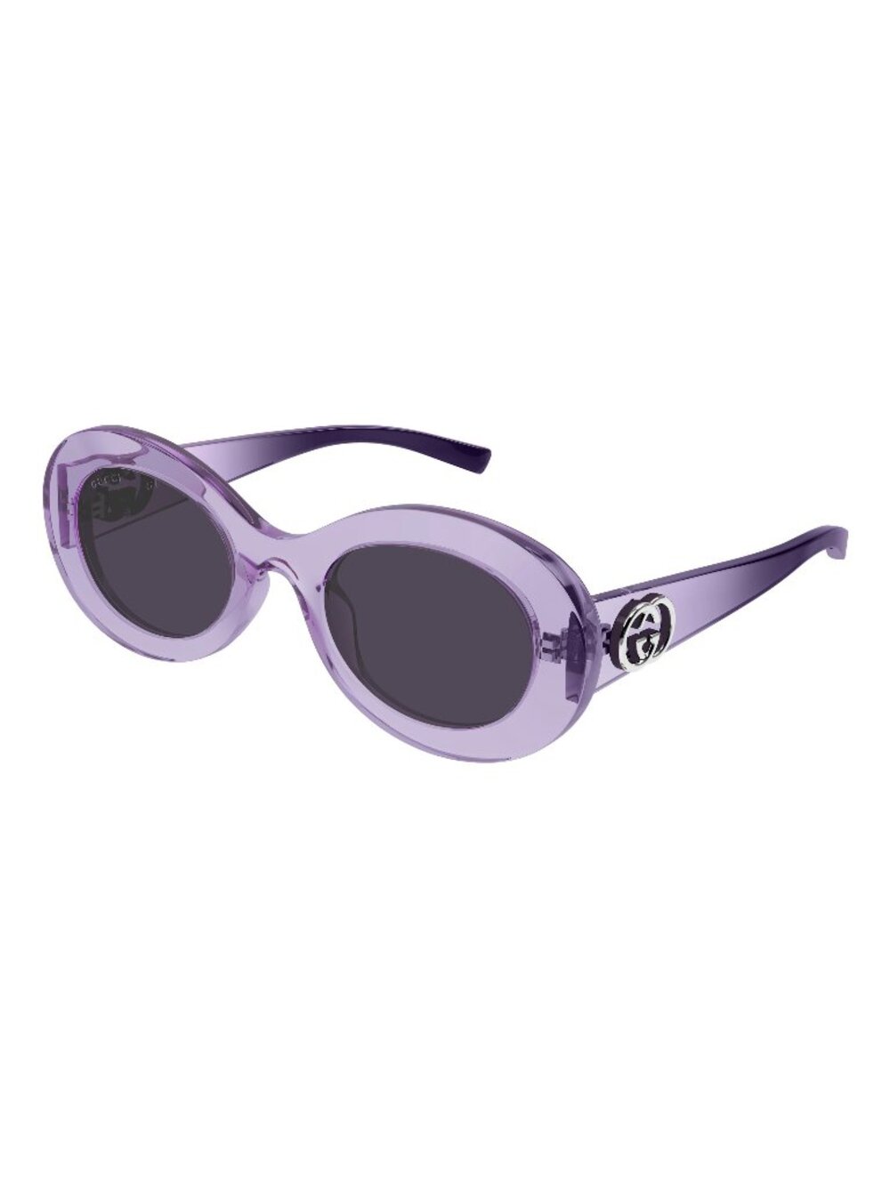 New Gucci Women's Sunglasses Purple Lens Injected Frame GG2026S 003 51